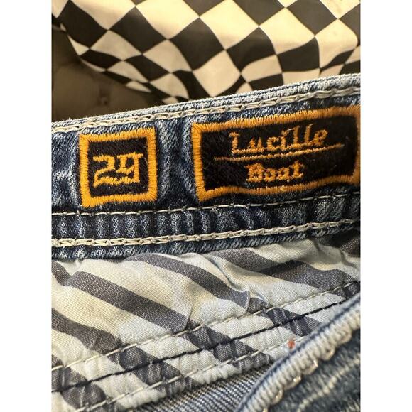 Rock Revival Women’s Jean Lucille boot rhinestone western size 29 rodeo - Picture 5 of 13